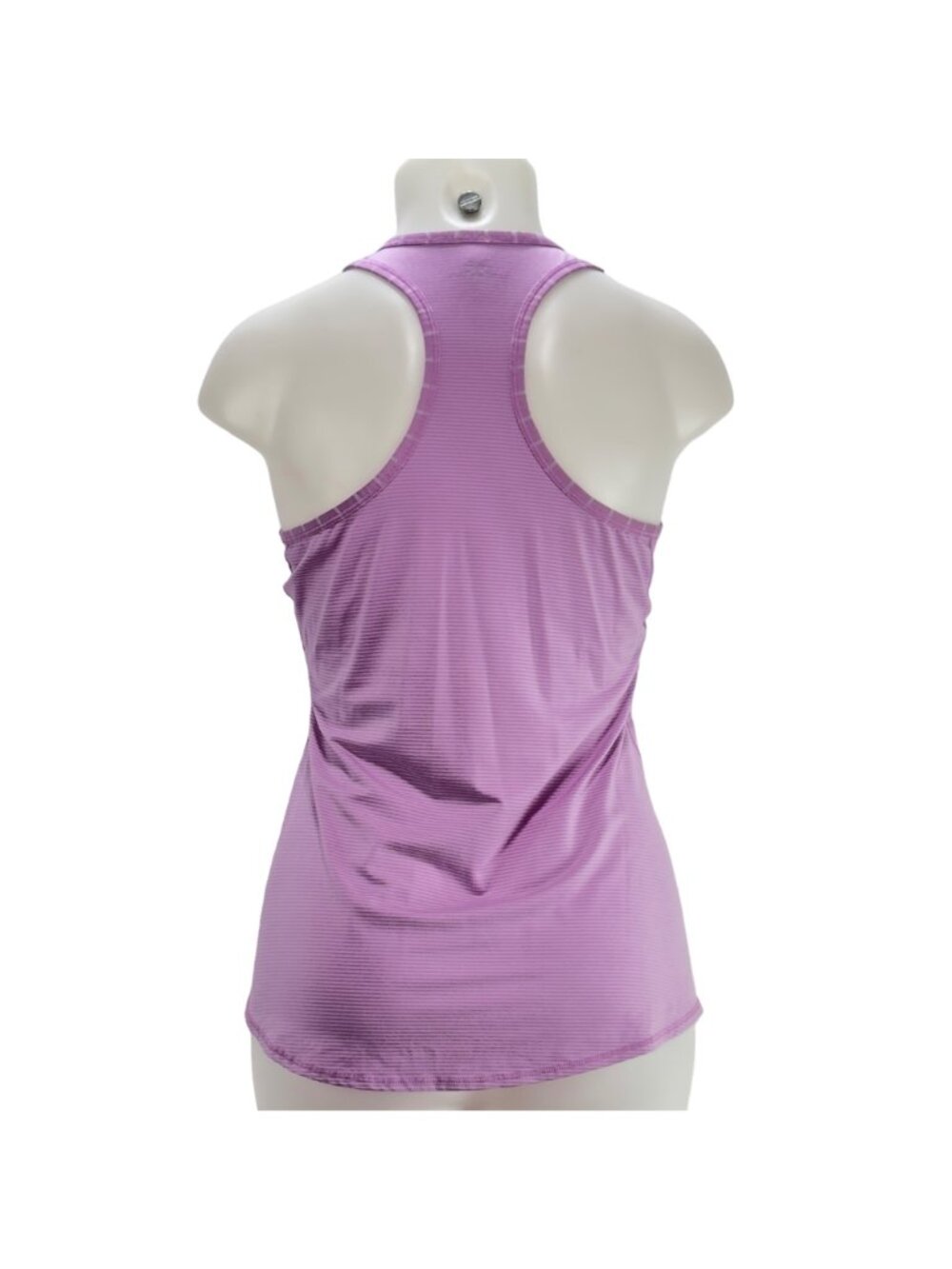 ATHLETA Women's Athletic Activewear Top Pink Striped Racerback Tank Size S - Picture 2 of 10